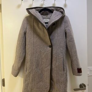 Wilfred Light Gray Wool Coat